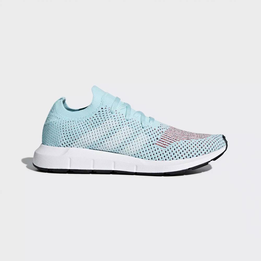 Adidas Swift Run Primeknit Tenis Azules Para Mujer (MX-16871)